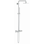 Душевая стойка Grohe Euphoria Cube 152 27932000 с термостатом хром Душевая стойка Grohe Euphoria Cube 152 27932000 с термостатом хром