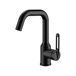Смеситель Haiba HB10825-7 для раковины черный матовый Смеситель Haiba HB10825-7 для раковины черный матовый