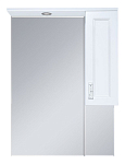Зеркало-шкаф Misty Дива 65 R белый с подсветкой Зеркало-шкаф Misty Дива 65 R белый с подсветкой