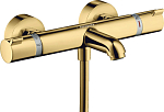 Термостат Hansgrohe Ecostat Comfort 13114990 для ванны и душа без душевых аксессуаров полированное золото Термостат Hansgrohe Ecostat Comfort 13114990 для ванны и душа без душевых аксессуаров полированное золото