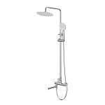 Душевая стойка BelBagno Unique UNIQUE-VSCM-CRM с изливом хром Душевая стойка BelBagno Unique UNIQUE-VSCM-CRM с изливом хром