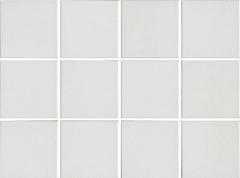 Керамогранит Kerama Marazzi Агуста 1332 29,4*39,2 мозаичный белый матовый из 12 частей 9,8*9,8