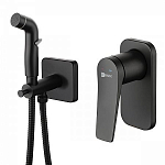 Гигиенический душ со смесителем Lemark Bronx LM3719BL скрытый монтаж черный Гигиенический душ со смесителем Lemark Bronx LM3719BL скрытый монтаж черный