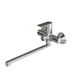 Смеситель Knotlor ErgoFit KN-33 универсальный с душевыми аксессуарами хром Смеситель Knotlor ErgoFit KN-33 универсальный с душевыми аксессуарами хром