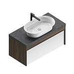 Тумба под раковину Kerama Marazzi Modula 100 белый глянец/арабика Тумба под раковину Kerama Marazzi Modula 100 белый глянец/арабика
