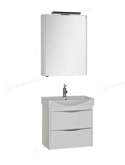 Комплект мебели Aquanet Франка 65 белый глянец