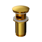 Донный клапан для раковины Whitecross A706GLB 1 1/4 Click-clack универсальный брашированное золото Донный клапан для раковины Whitecross A706GLB 1 1/4 Click-clack универсальный брашированное золото