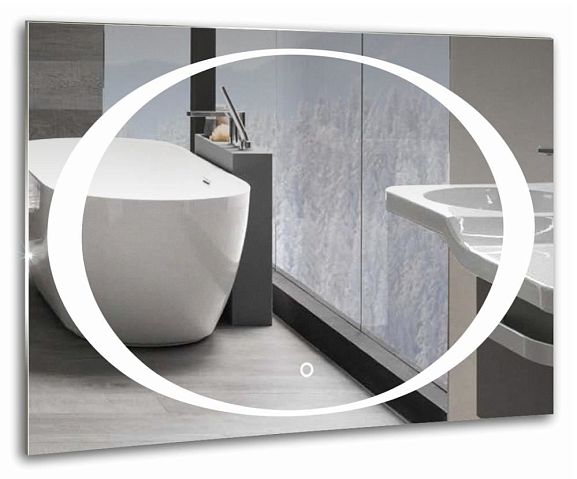 Зеркало Silver Mirrors Спейс 91,5*68,5 с Led-подсветкой сенсорный выключатель