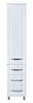 Пенал Misty Терра 40 R белый с 3 ящиками Пенал Misty Терра 40 R белый с 3 ящиками