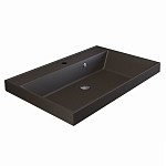 Встраиваемая раковина Uperwood Classic Quartz 80*45 коричневая матовая, трюфель Встраиваемая раковина Uperwood Classic Quartz 80*45 коричневая матовая, трюфель