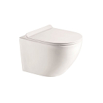 Подвесной унитаз Azario AZ-0046 Grado 37*49 безободковый с крышкой-сиденьем микролифт Slim Подвесной унитаз Azario AZ-0046 Grado 37*49 безободковый с крышкой-сиденьем микролифт Slim