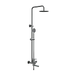 Душевая стойка Knotlor StreamLine SS-10 с изливом матовая сталь Душевая стойка Knotlor StreamLine SS-10 с изливом матовая сталь