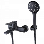 Смеситель Lemark Bronx LM3714BL для ванны и душа черный Смеситель Lemark Bronx LM3714BL для ванны и душа черный