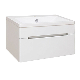 Тумба с раковиной Runo Парма 75 1 ящик подвесная