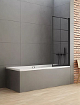 Душевая шторка на ванну New Trendy New Soleo Black P-0048 90*140 L/R Душевая шторка на ванну New Trendy New Soleo Black P-0048 90*140 L/R