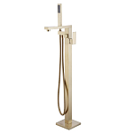 Напольный смеситель ABBER Daheim AF8215G золото матовое Напольный смеситель ABBER Daheim AF8215G золото матовое