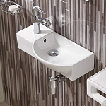 Раковина Comforty 7947BR 45*24 белая Раковина Comforty 7947BR 45*24 белая