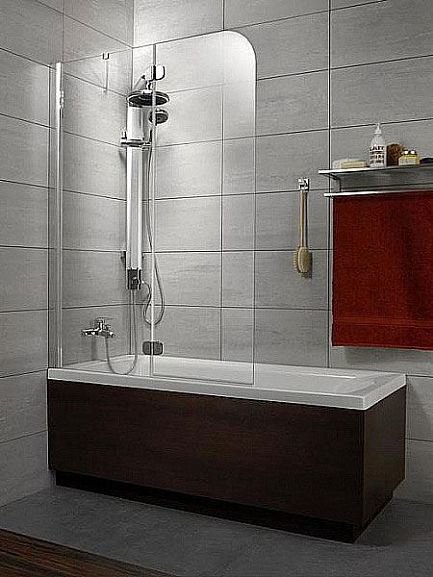 Шторка на ванну Radaway Torrenta PND 121*150 L прозрачное стекло