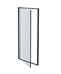 Душевая дверь в нишу Aquatek AQ ARI PI 09020BL 90*200 L/R распашная, профиль черный, стекло прозрачное без поддона Душевая дверь в нишу Aquatek AQ ARI PI 09020BL 90*200 L/R распашная, профиль черный, стекло прозрачное без поддона