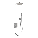 Душевой комплект RGW Shower Panels SP-371 с термостатом и изливом скрытый монтаж Душевой комплект RGW Shower Panels SP-371 с термостатом и изливом скрытый монтаж