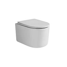 Подвесной унитаз Grossman Thin Rim GR-5602S 36,5*52,1 с крышкой-сиденьем микролифт Slim