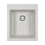 Кухонная мойка Paulmark Kante PM104249-WH 41,5*49 белая Кухонная мойка Paulmark Kante PM104249-WH 41,5*49 белая