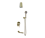 Душевой комплект Bronze DE Luxe Scandi 14582-501BR бронза скрытый монтаж Душевой комплект Bronze DE Luxe Scandi 14582-501BR бронза скрытый монтаж