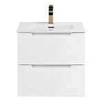 Тумба с раковиной BelBagno Etna 50 с двумя ящиками Bianco Opaco Тумба с раковиной BelBagno Etna 50 с двумя ящиками Bianco Opaco