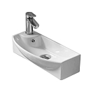 Раковина WeltWasser Aisbach 7946 GL-WT L 45,5*22 глянцевая белая Раковина WeltWasser Aisbach 7946 GL-WT L 45,5*22 глянцевая белая