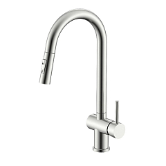 Смеситель Splenka S204.49.05 для кухни с выдвижным изливом сатин Смеситель Splenka S204.49.05 для кухни с выдвижным изливом сатин