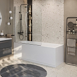 Душевая шторка на ванну Cezares Eco ECO-O-V-21-120/140-C-Cr 120*140 L/R Душевая шторка на ванну Cezares Eco ECO-O-V-21-120/140-C-Cr 120*140 L/R