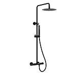 Душевая стойка Raiber Graceful RPB-007 с термостатом черный Душевая стойка Raiber Graceful RPB-007 с термостатом черный