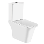 Унитаз-компакт Azario Avero 36*66 безободковый с крышкой-сиденьем микролифт Slim Унитаз-компакт Azario Avero 36*66 безободковый с крышкой-сиденьем микролифт Slim