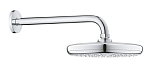 Верхний душ Grohe Tempesta 26411000 с кронштейном хром Верхний душ Grohe Tempesta 26411000 с кронштейном хром