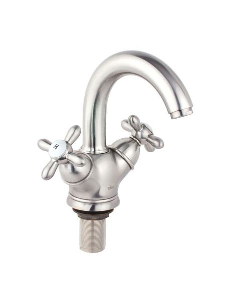 Смеситель Timo Ritz 0141FN silver для раковины