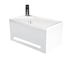 Панель с раковиной 1Marka Tiny XS mini L белый глянец Панель с раковиной 1Marka Tiny XS mini L белый глянец