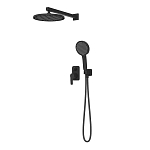 Душевой комплект Iddis Optima Home OPHBL02i67 без излива скрытый монтаж черный матовый Душевой комплект Iddis Optima Home OPHBL02i67 без излива скрытый монтаж черный матовый