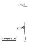Душевой комплект Excellent Krotos AREX.SET.8036CR скрытый монтаж хром Душевой комплект Excellent Krotos AREX.SET.8036CR скрытый монтаж хром