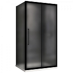 Душевой уголок ABBER Schwarzer Diamant AG30140BMH-S100BM 140*100*195 L/R без поддона