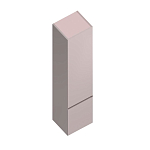 Пенал подвесной Kerama Marazzi Cubo 165 L мальва матовый Пенал подвесной Kerama Marazzi Cubo 165 L мальва матовый