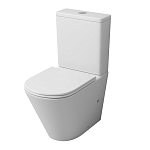 Унитаз-компакт Grossman GR-4450MS 38*60,5 белый матовый безободковый с крышкой-сиденьем микролифт Slim Унитаз-компакт Grossman GR-4450MS 38*60,5 белый матовый безободковый с крышкой-сиденьем микролифт Slim