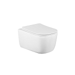 Подвесной унитаз Vincea Core 35*51 безободковый с крышкой-сиденьем микролифт Slim Подвесной унитаз Vincea Core 35*51 безободковый с крышкой-сиденьем микролифт Slim