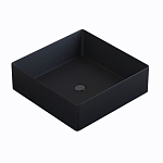 Накладная раковина Uperwood Respect Square 39*39 бетон черный Накладная раковина Uperwood Respect Square 39*39 бетон черный