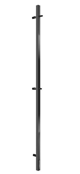 Электрический полотенцесушитель Terminus Uno 160 sensor quick touch профиль квадратный черный матовый