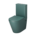 Унитаз-компакт Grossman Color GR-4480OLMS 36,5*62 зеленый матовый безободковый с крышкой-сиденьем микролифт Унитаз-компакт Grossman Color GR-4480OLMS 36,5*62 зеленый матовый безободковый с крышкой-сиденьем микролифт