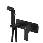 Гигиенический душ со смесителем Lemark Ursus LM7220BL скрытый монтаж черный Гигиенический душ со смесителем Lemark Ursus LM7220BL скрытый монтаж черный