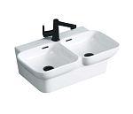 Подвесная раковина Ceruttispa Double Nemi 65*39*25 двойная Подвесная раковина Ceruttispa Double Nemi 65*39*25 двойная