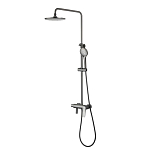 Душевая стойка Lemark Bronx LM3762GM с изливом графит Душевая стойка Lemark Bronx LM3762GM с изливом графит
