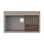 Кухонная мойка Omoikiri Kitagawa 86*51 Leningrad Grey Кухонная мойка Omoikiri Kitagawa 86*51 Leningrad Grey