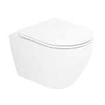 Подвесной унитаз Cezares Stylus CZR-6601-TH-TOR/CZR-870-SC 36,5*51 безободковый с крышкой-сиденьем микролифт Подвесной унитаз Cezares Stylus CZR-6601-TH-TOR/CZR-870-SC 36,5*51 безободковый с крышкой-сиденьем микролифт